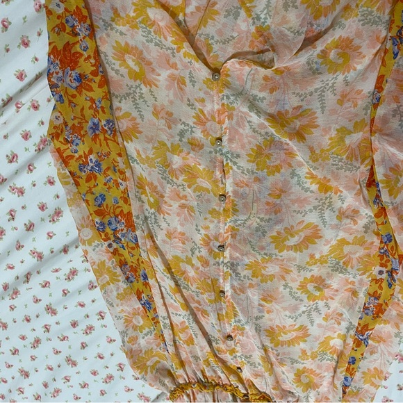 FREE PEOPLE DANCE WITH ME IVORY MAXI DRESS - Picture 6 of 11